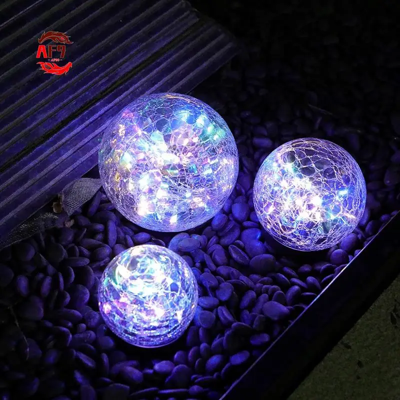 AF90-2Pcs Outdoor Solar Waterproof Lamp Crack Ball Lamp, Ground Landscape Decoration LED Light Decoration(Warm White) Durable
AF90-2Pcs Outdoor Solar Waterproof Lamp Crack Ball Lamp, Ground Landscape Decoration LED Light Decoration(Warm White) Durable