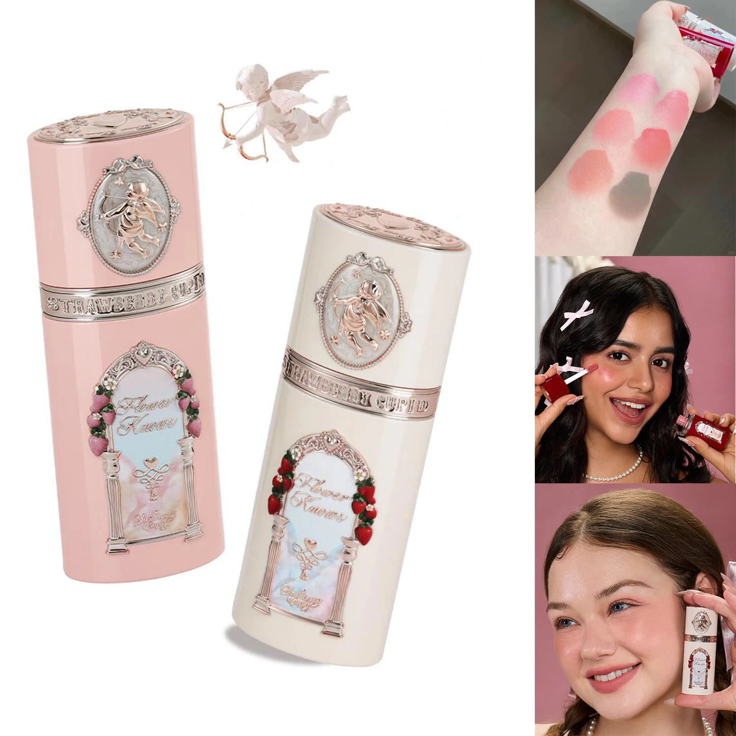 Flower Knows Strawberry Cupid All Day Glow Liquid Blush Long-lasting Moisturizing Easy Makeup Creamy Liquid Blusher Natural 7g
Flower Knows Strawberry Cupid All Day Glow Liquid Blush Long-lasting Moisturizing Easy Makeup Creamy Liquid Blusher Natural 7g