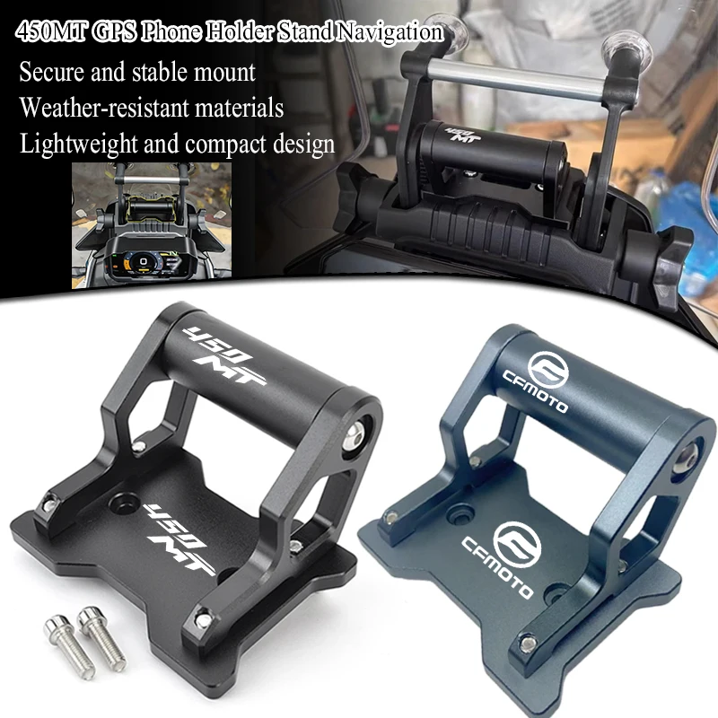 New 2024 For CFMOTO 450MT 450 MT 2025 Motorcycle Accessorie CNC aluminum GPS Phone Holder Stand Navigation New Extension Bracket
New 2024 For CFMOTO 450MT 450 MT 2025 Motorcycle Accessorie CNC aluminum GPS Phone Holder Stand Navigation New Extension Bracket