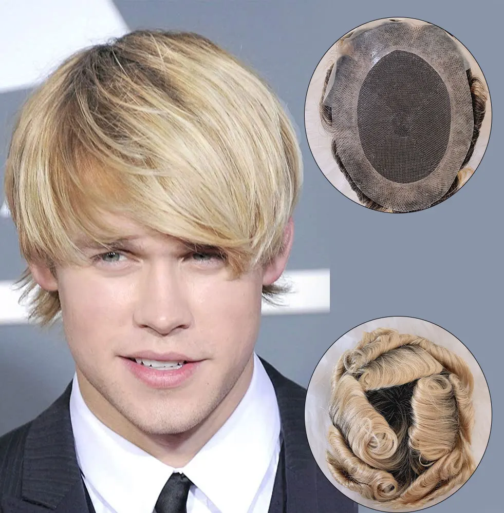 MaxHair Full Hand Made 100% Human Indian Hair Pieces 7x9 1b 613 High Quality Lace with Pu Australia Base Human Hair Men Topupee
MaxHair Full Hand Made 100% Human Indian Hair Pieces 7x9 1b 613 High Quality Lace with Pu Australia Base Human Hair Men Topupee