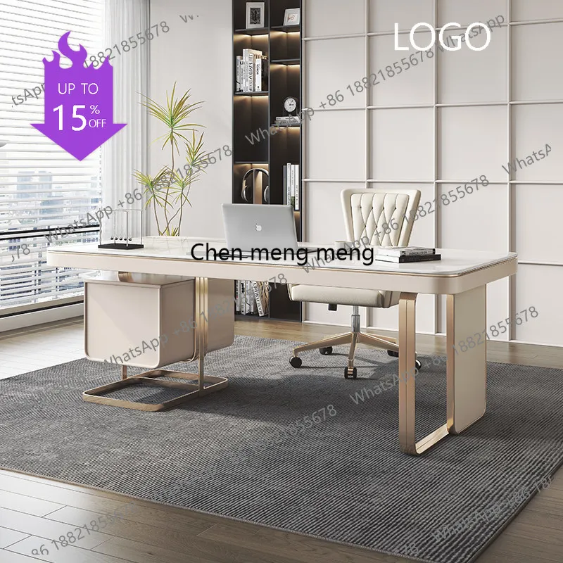 D80 Light luxury modern minimalist style high end rock slab office table Computer desk Room desks room offices workstations
D80 Light luxury modern minimalist style high end rock slab office table Computer desk Room desks room offices workstations