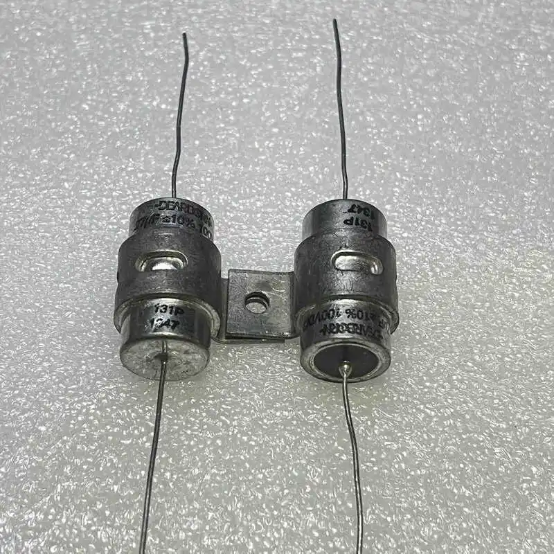 2PCS/LOT Dearborn Spebe 131P 100V 0.27UF Copper Shell Copper Tube Audio Coupling Oil Capacitor
2PCS/LOT Dearborn Spebe 131P 100V 0.27UF Copper Shell Copper Tube Audio Coupling Oil Capacitor