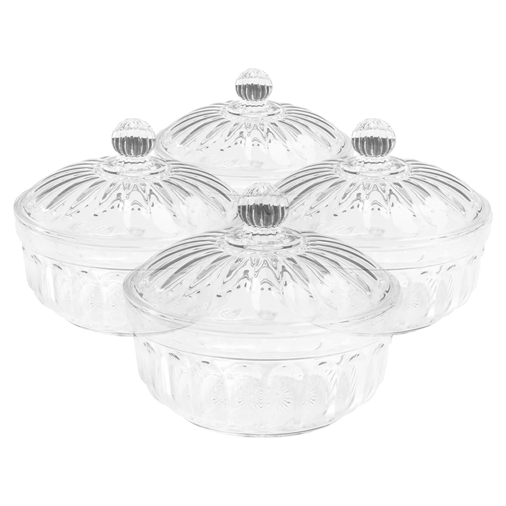 4Pcs Transparent Acrylic Salad Bowls Shatterproof Lids Serving Bowls for Candy Fruit Plastic Trifle Bowl
4Pcs Transparent Acrylic Salad Bowls Shatterproof Lids Serving Bowls for Candy Fruit Plastic Trifle Bowl
