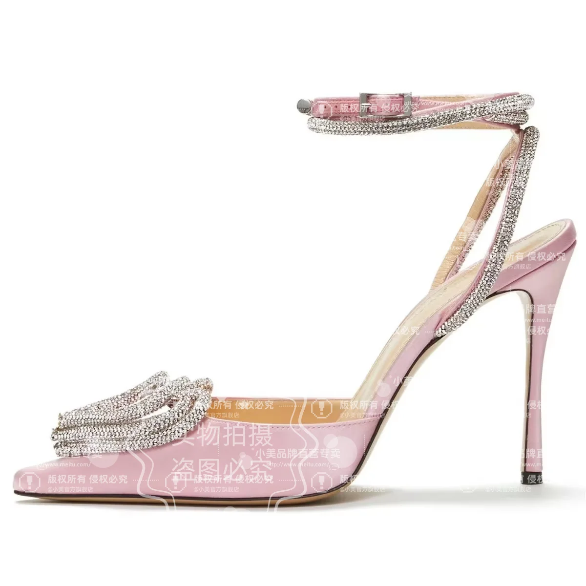 Double Bow Satin Mules Pointed Toe Zapatos De Mujer Heart Rhinestone Strap Sandals Stiletto Slip-On High Heels Women's Shoes
Double Bow Satin Mules Pointed Toe Zapatos De Mujer Heart Rhinestone Strap Sandals Stiletto Slip-On High Heels Women's Shoes