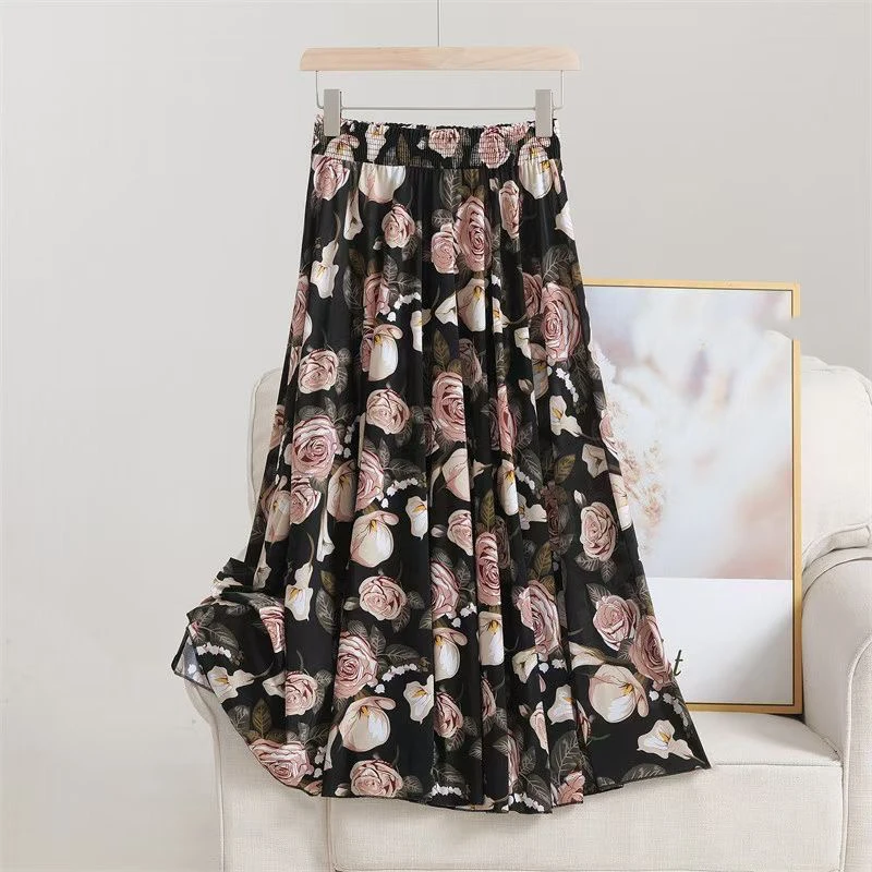 Casual Print Women Skirt Y2k Clothes Long Skirt Harajuku Fashion Vintage Floral A-line Elastic waist Skirt Woman
Casual Print Women Skirt Y2k Clothes Long Skirt Harajuku Fashion Vintage Floral A-line Elastic waist Skirt Woman