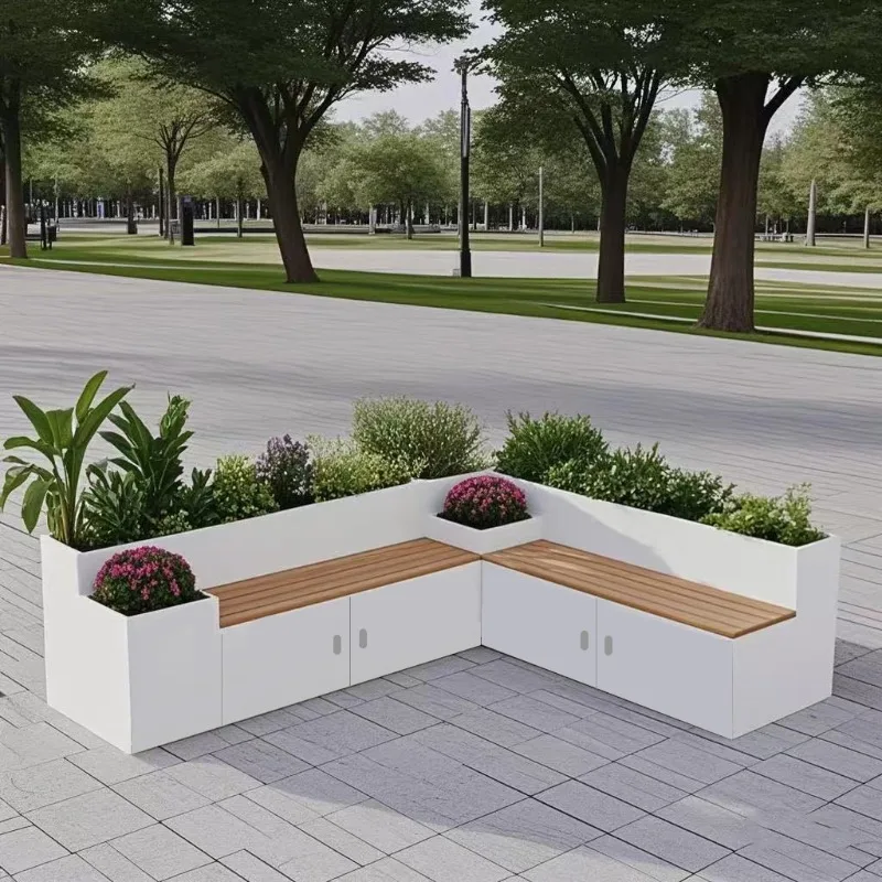 Nordic Creative Flower Box Bench Modern Design Courtyard Flower Trough Fence Seat Garden Furniture Muebles Jardín FYSS
Nordic Creative Flower Box Bench Modern Design Courtyard Flower Trough Fence Seat Garden Furniture Muebles Jardín FYSS