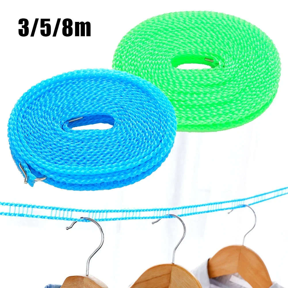 1pc Clotheslines Windproof Non-Slip Clothes Line Clothe Drying Rope Household Portable Outdoor Travel Supplies
1pc Clotheslines Windproof Non-Slip Clothes Line Clothe Drying Rope Household Portable Outdoor Travel Supplies