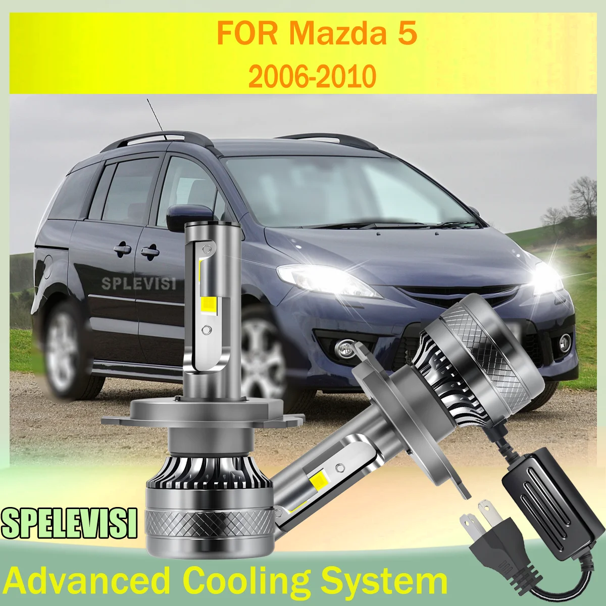 2Pcs 100%Brand New 20000LM LED Headlight Bulbs H4 9003 472 Vibration-Proof for Rough Roads For Mazda 5 2006 2007 2008 2009 2010
2Pcs 100%Brand New 20000LM LED Headlight Bulbs H4 9003 472 Vibration-Proof for Rough Roads For Mazda 5 2006 2007 2008 2009 2010