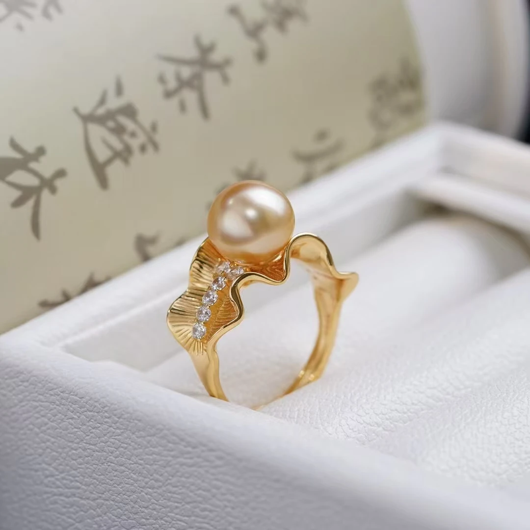 Gorgeous 925 Sterling Silver Adjustable Finger Ring Mounting Base Settings Findings Parts Fittings Accessories for 9-10mm Pearls
Gorgeous 925 Sterling Silver Adjustable Finger Ring Mounting Base Settings Findings Parts Fittings Accessories for 9-10mm Pearls