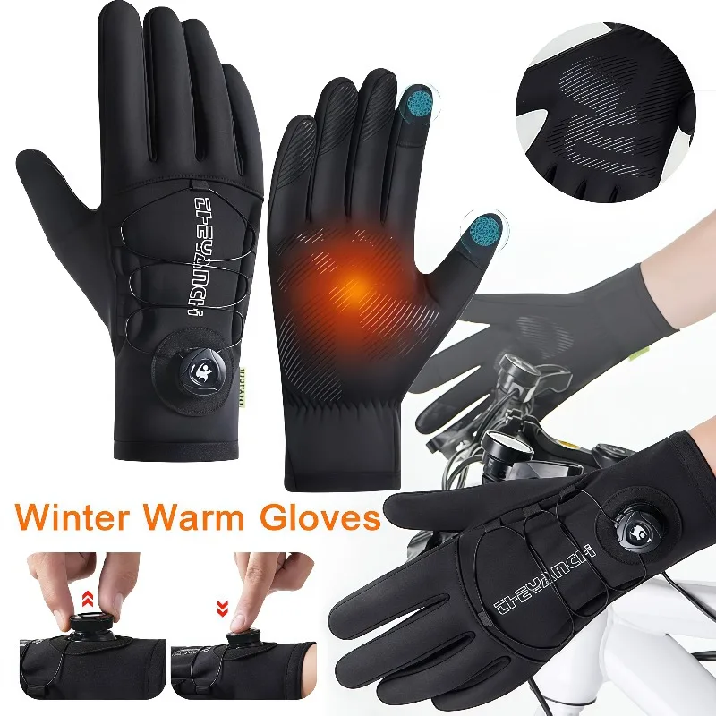Winter Warm Gloves for Men Women Extended Thickened Windproof and Waterproof Sports Touchscreen Skiing Cycling Gloves
Winter Warm Gloves for Men Women Extended Thickened Windproof and Waterproof Sports Touchscreen Skiing Cycling Gloves