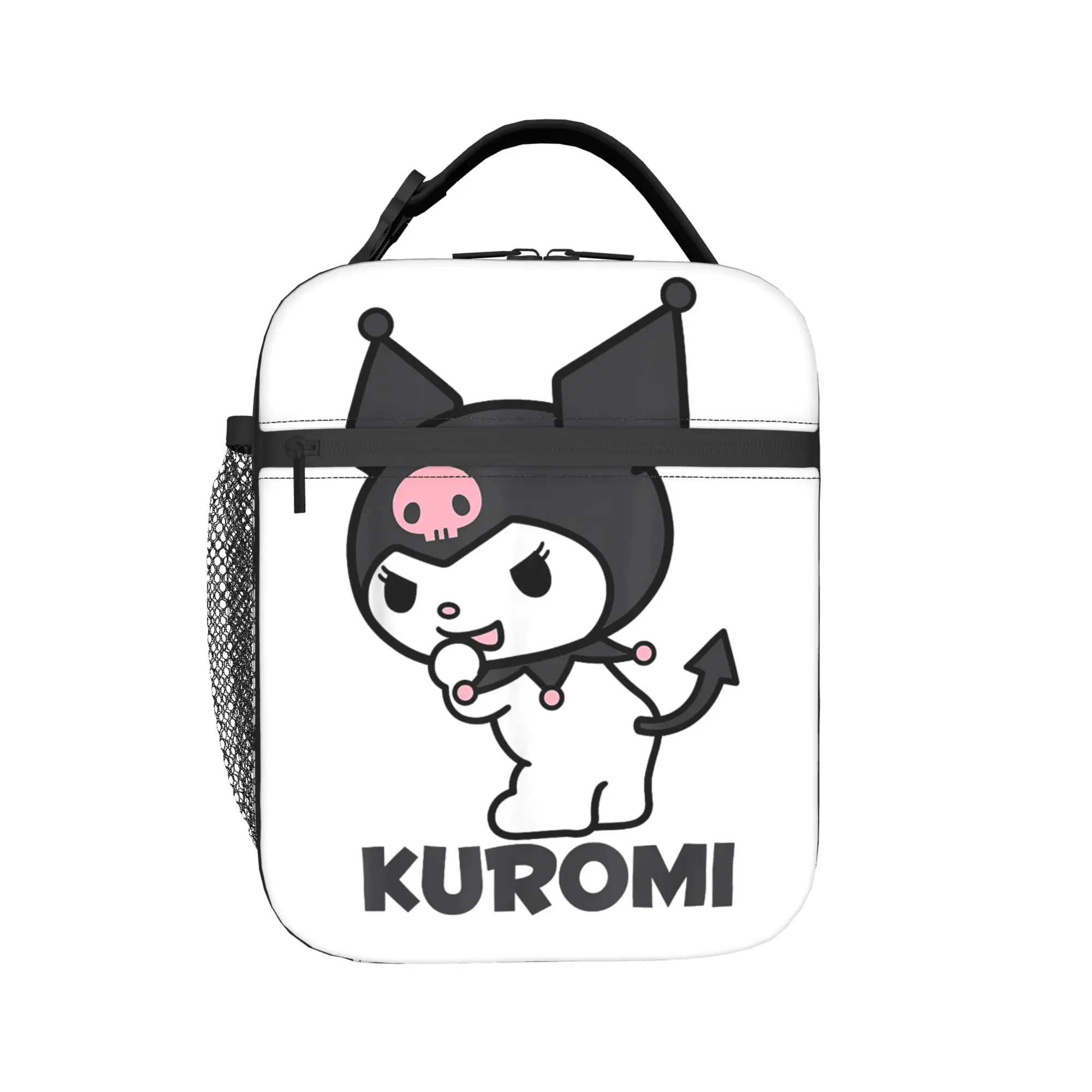 Kuromi Backside Logo Insulated Lunch Bag Large Meal Container Thermal Bag Tote Lunch Box Beach Outdoor Food Handbags
Kuromi Backside Logo Insulated Lunch Bag Large Meal Container Thermal Bag Tote Lunch Box Beach Outdoor Food Handbags