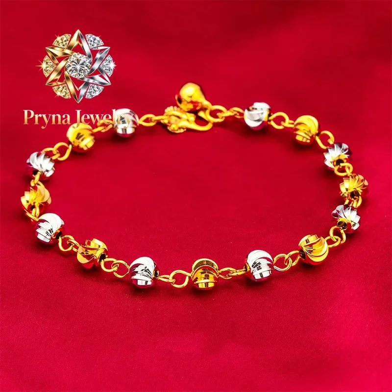Pryna Jewelry Two-Tone Watermelon Bead Bracelet for Women | Gold-red beads with realistic texture, fresh & playful for summer.
Pryna Jewelry Two-Tone Watermelon Bead Bracelet for Women | Gold-red beads with realistic texture, fresh & playful for summer.