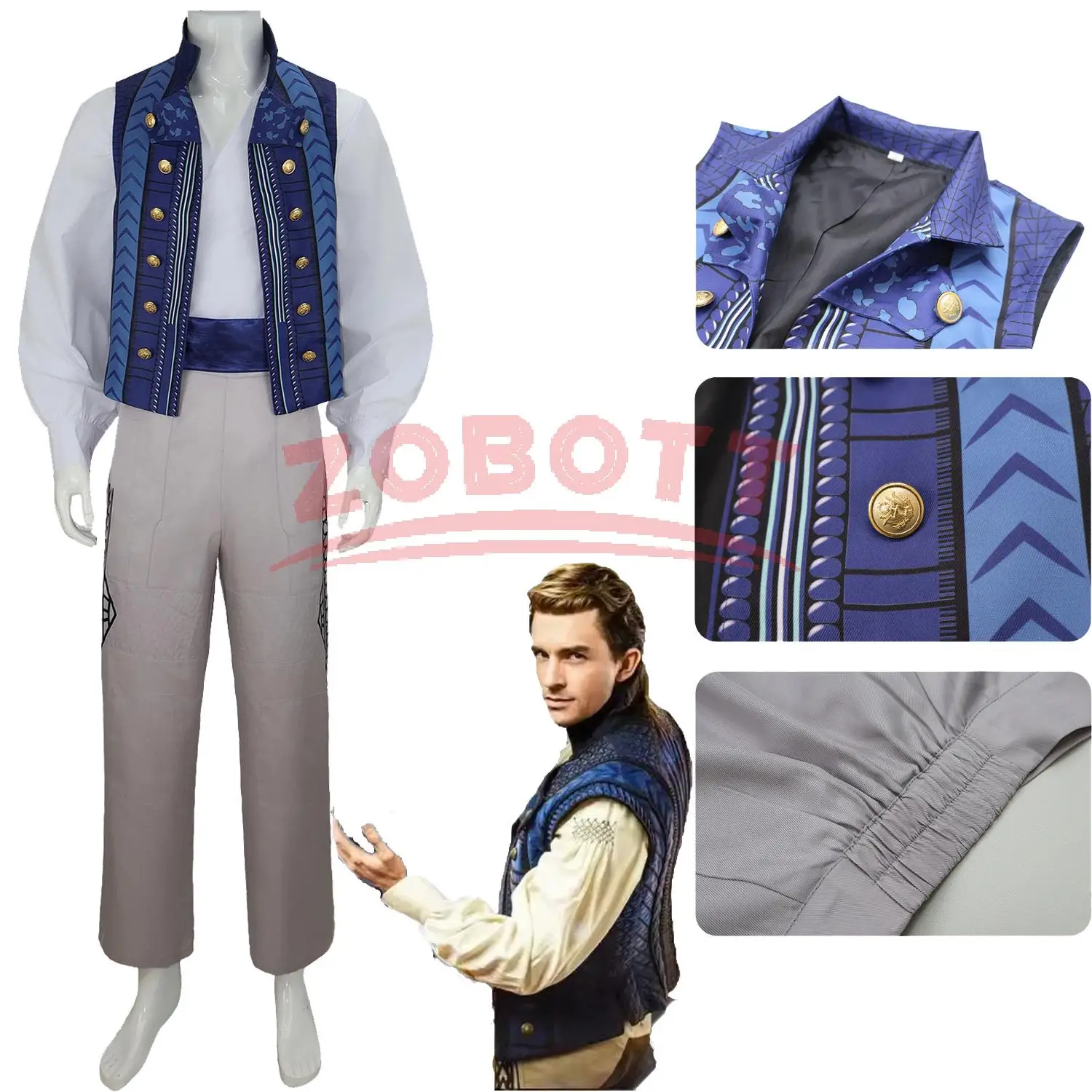 Wicked Prince Fiyero Косплей Фантазия Костюм Маскировка для взрослых Одежда Рубашки Брюки Одежда Хэллоуин Карнавальный костюм для вечеринки
Wicked Prince Fiyero Косплей Фантазия Костюм Маскировка для взрослых Одежда Рубашки Брюки Одежда Хэллоуин Карнавальный костюм для вечеринки