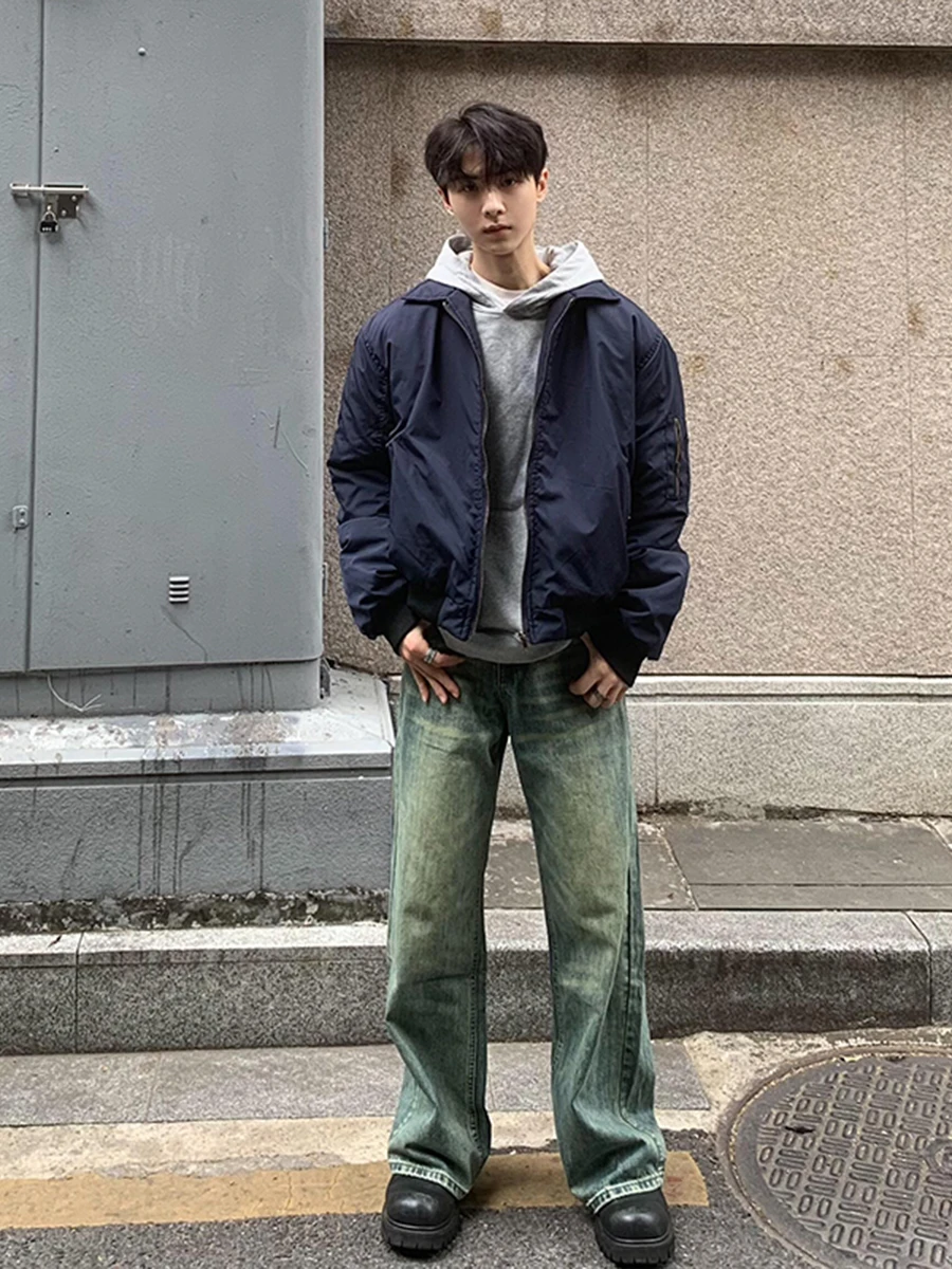 Утепленная хлопковая куртка-бомбер мужская, молодежная, повседневная, теплая, с воротником-стойкой, на молнии, с длинными рукавами, зимняя верхняя одежда
Утепленная хлопковая куртка-бомбер мужская, молодежная, повседневная, теплая, с воротником-стойкой, на молнии, с длинными рукавами, зимняя верхняя одежда