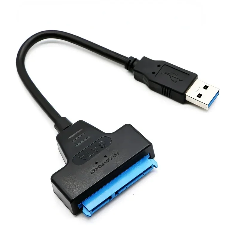 SATA to USB 3.0 / 2.0 Cable Up to 6 Gbps for 2.5 Inch External HDD SSD Hard Drive SATA 3 22 Pin Adapter USB 3.0 to Sata III Cord
SATA to USB 3.0 / 2.0 Cable Up to 6 Gbps for 2.5 Inch External HDD SSD Hard Drive SATA 3 22 Pin Adapter USB 3.0 to Sata III Cord