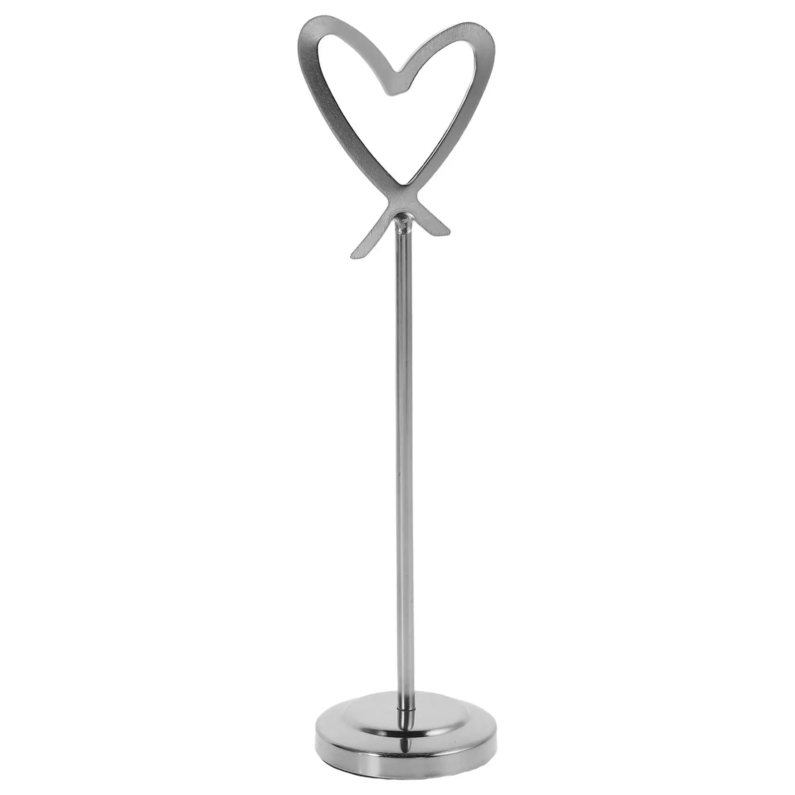 Stainless Steel Heart Shaped Memo Stand Table Card Holder Photo Business Display Wedding Note Clip Organizer Table
Stainless Steel Heart Shaped Memo Stand Table Card Holder Photo Business Display Wedding Note Clip Organizer Table