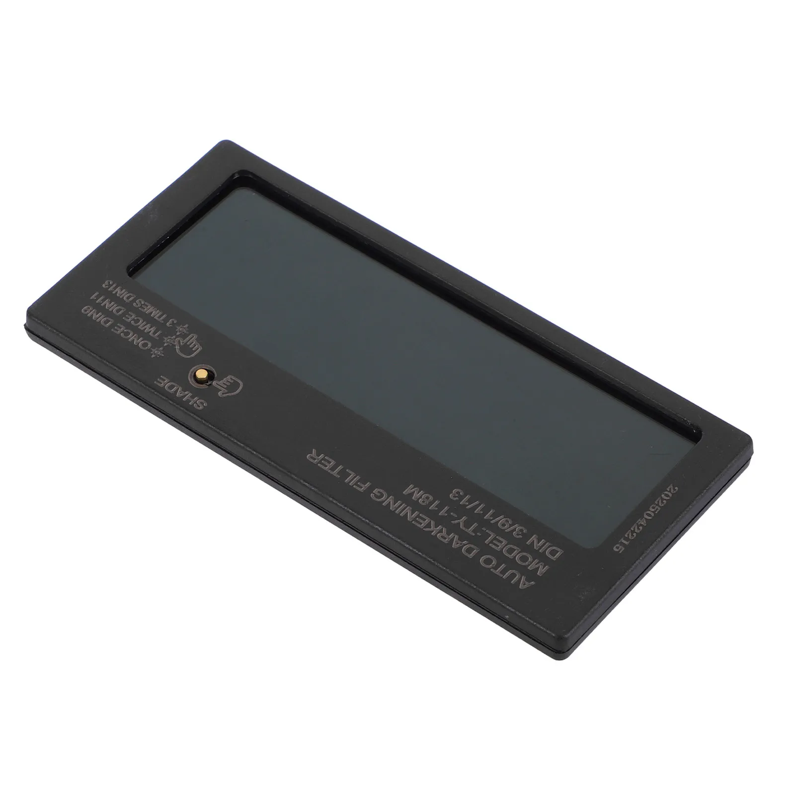 Солнечная автоматически затемняющаяся сварочная линза для шлемов, масок, капюшонов: быстросъемная, легкая, эргономичный дизайн, четкое видение, антибликовое покрытие
Солнечная автоматически затемняющаяся сварочная линза для шлемов, масок, капюшонов: быстросъемная, легкая, эргономичный дизайн, четкое видение, антибликовое покрытие