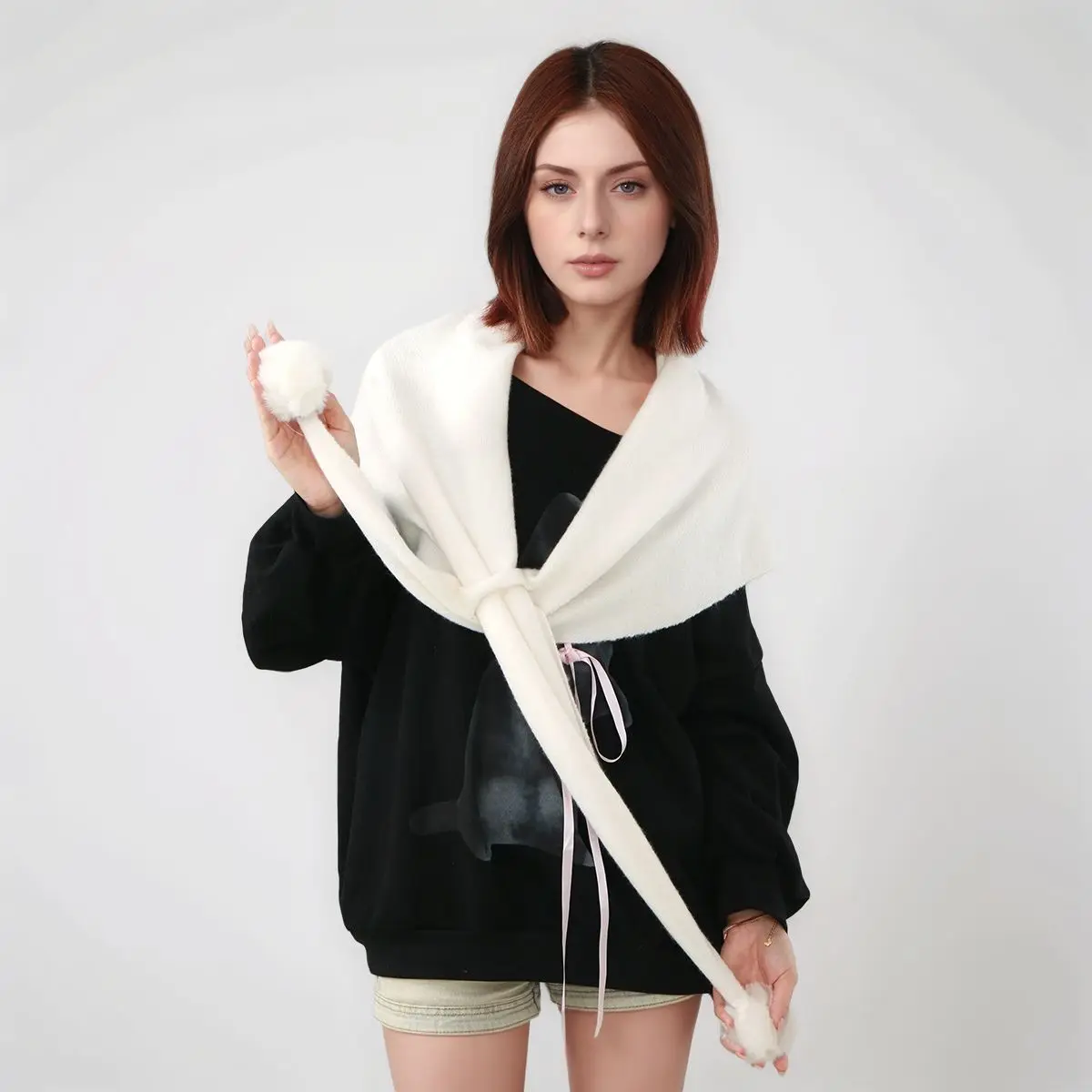 Женские вязаные шали и накидки, кардиган, накидка, комочек волос, кашемировый топ на плечо, свитер, шаль, шарф, модная универсальная треугольная шаль 
Женские вязаные шали и накидки, кардиган, накидка, комочек волос, кашемировый топ на плечо, свитер, шаль, шарф, модная универсальная треугольная шаль