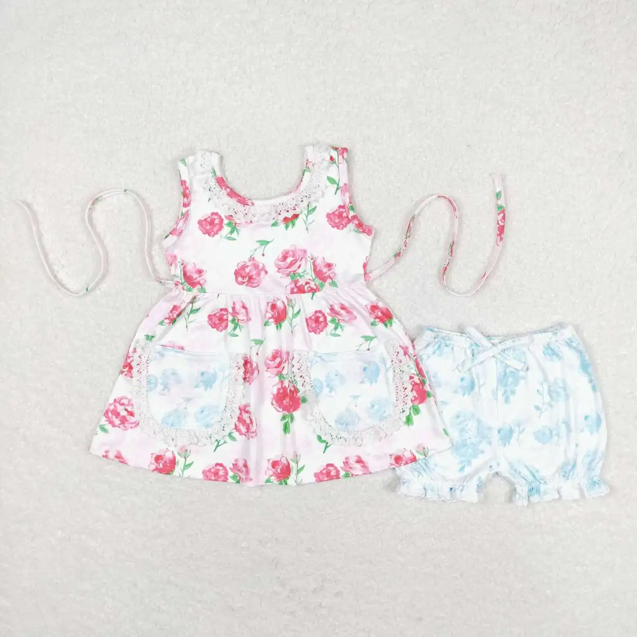 GSSO0882 Toddler Girls Clothes Short Sleeve Top With Shorts Set Kids Girls Summer Outfits
GSSO0882 Toddler Girls Clothes Short Sleeve Top With Shorts Set Kids Girls Summer Outfits
