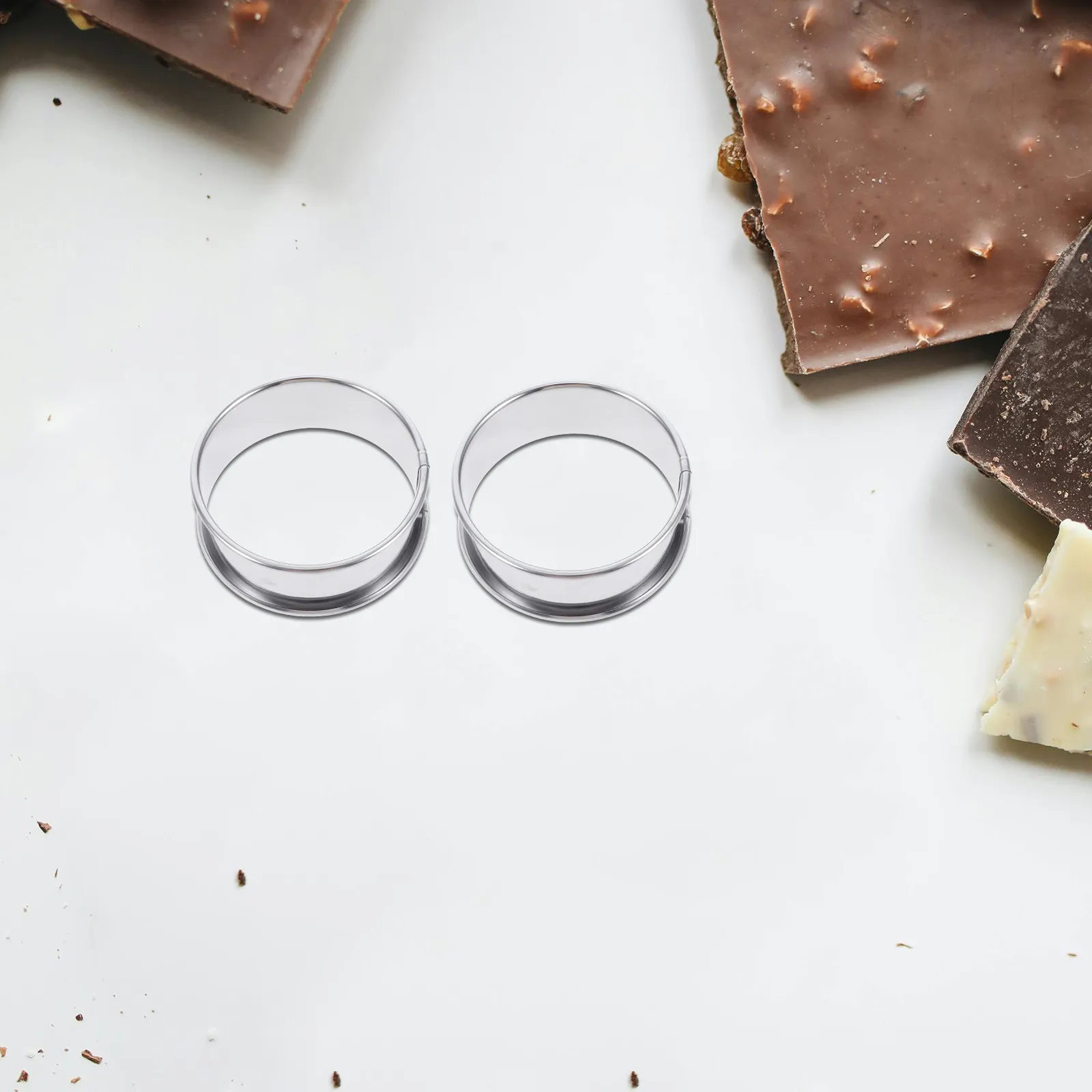 Круглая форма для выпечки из нержавеющей стали с антипригарным покрытием для тарталеток, маффинов, муссовых тортов, блинов, кексов. Инструменты для кулинарии.
Круглая форма для выпечки из нержавеющей стали с антипригарным покрытием для тарталеток, маффинов, муссовых тортов, блинов, кексов. Инструменты для кулинарии.