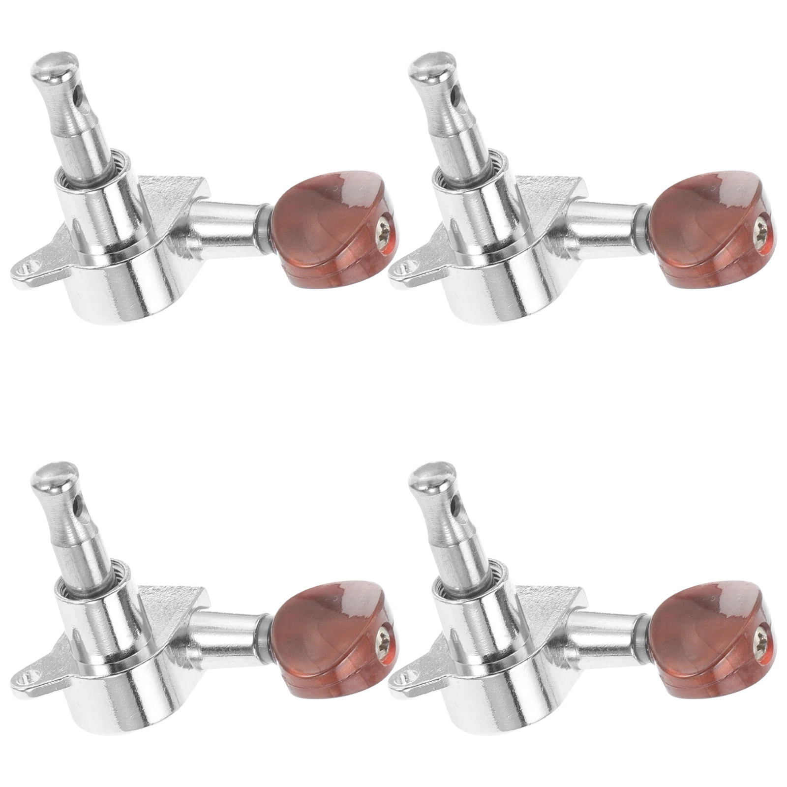 Guitar Fully Enclosed Tuners Electric Ukulele Small Round Head Metal Pegs Brown Locking Guitar Parts Accessories
Guitar Fully Enclosed Tuners Electric Ukulele Small Round Head Metal Pegs Brown Locking Guitar Parts Accessories