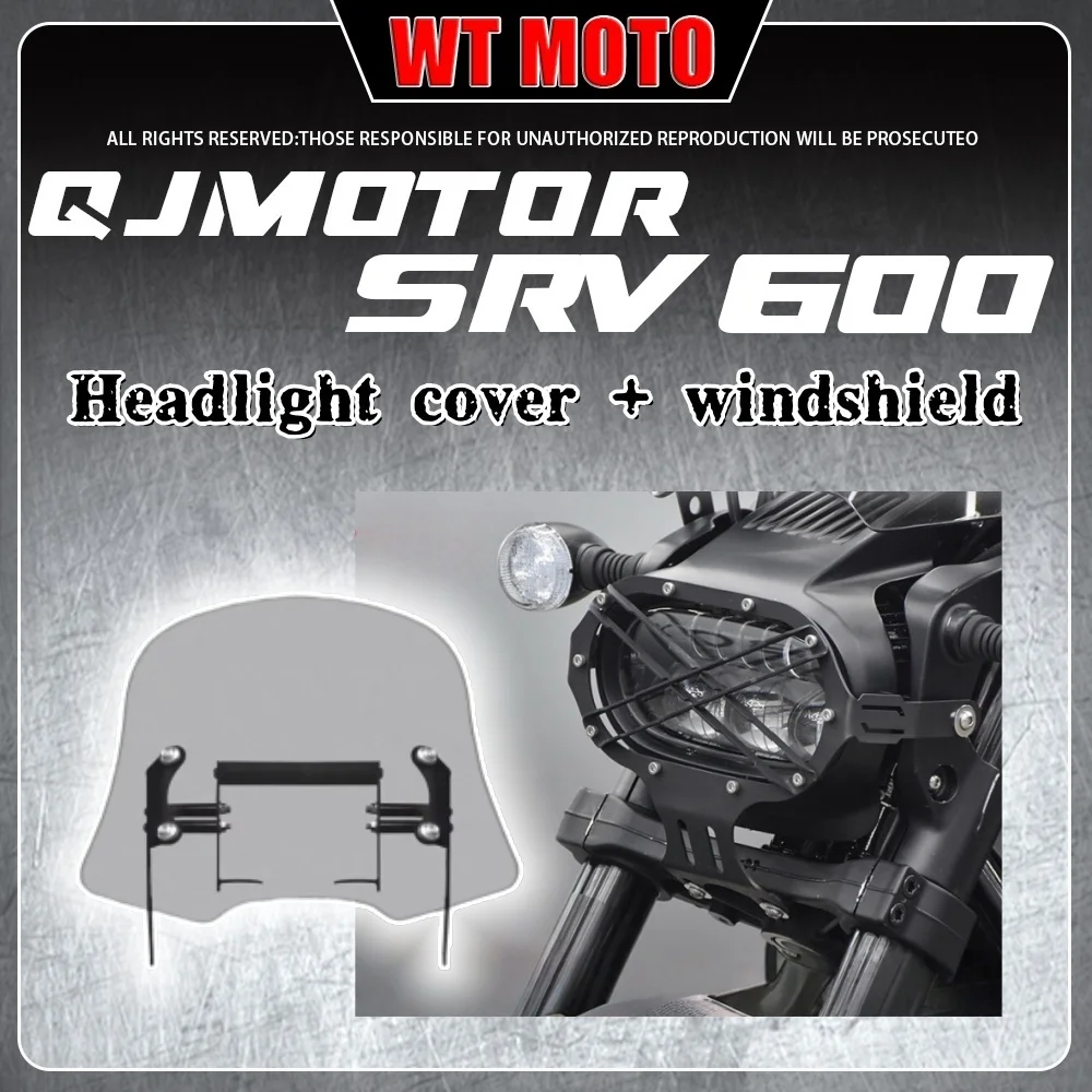 For QJMOTOR SRV 600 Retro headlight cover fence X headlight cover protection net windshield front windshield
For QJMOTOR SRV 600 Retro headlight cover fence X headlight cover protection net windshield front windshield