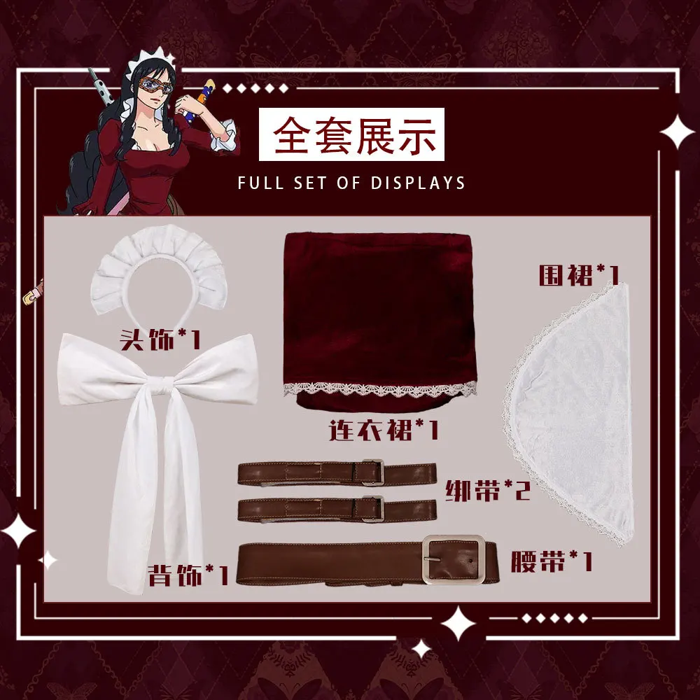 1PIECE Baby 5 Cosplay Cosplay Wig Halloween Comic Con Uniform Wine Velvet Dress Costumes Women Sexy Suit Anime Manga Clothes
1PIECE Baby 5 Cosplay Cosplay Wig Halloween Comic Con Uniform Wine Velvet Dress Costumes Women Sexy Suit Anime Manga Clothes