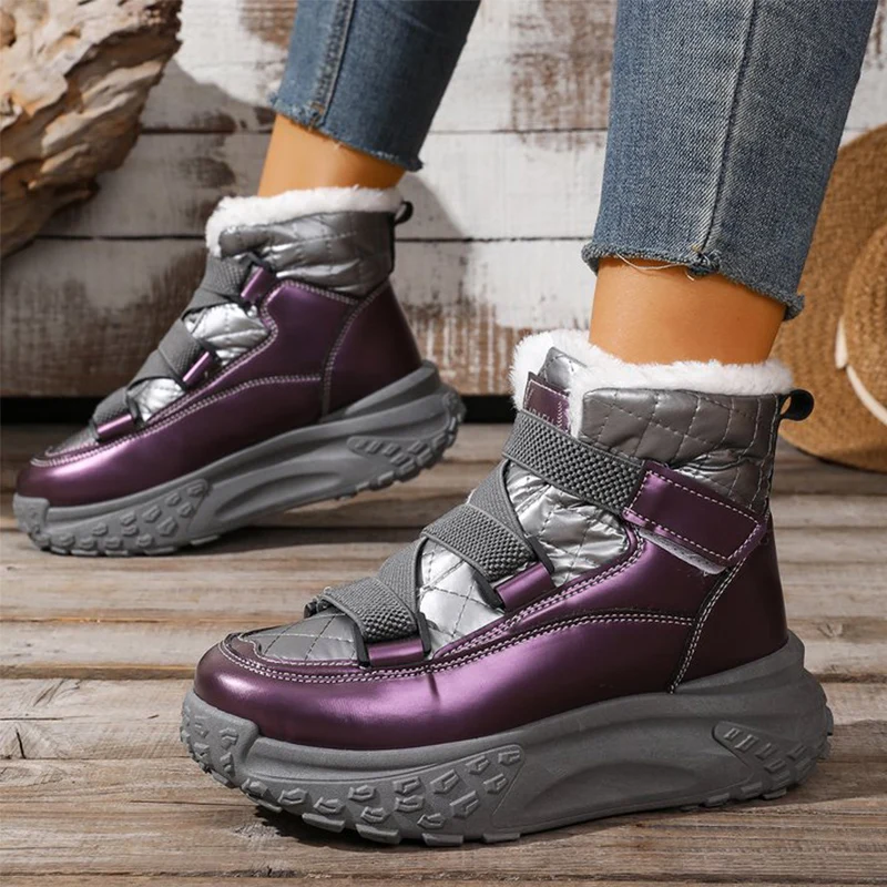 Trendy Chunky Platform Women's Snow Boots High Quality Long Plush Fur Boots Woman Winter Anti Slip Cotton Padded Shoes Women
Trendy Chunky Platform Women's Snow Boots High Quality Long Plush Fur Boots Woman Winter Anti Slip Cotton Padded Shoes Women