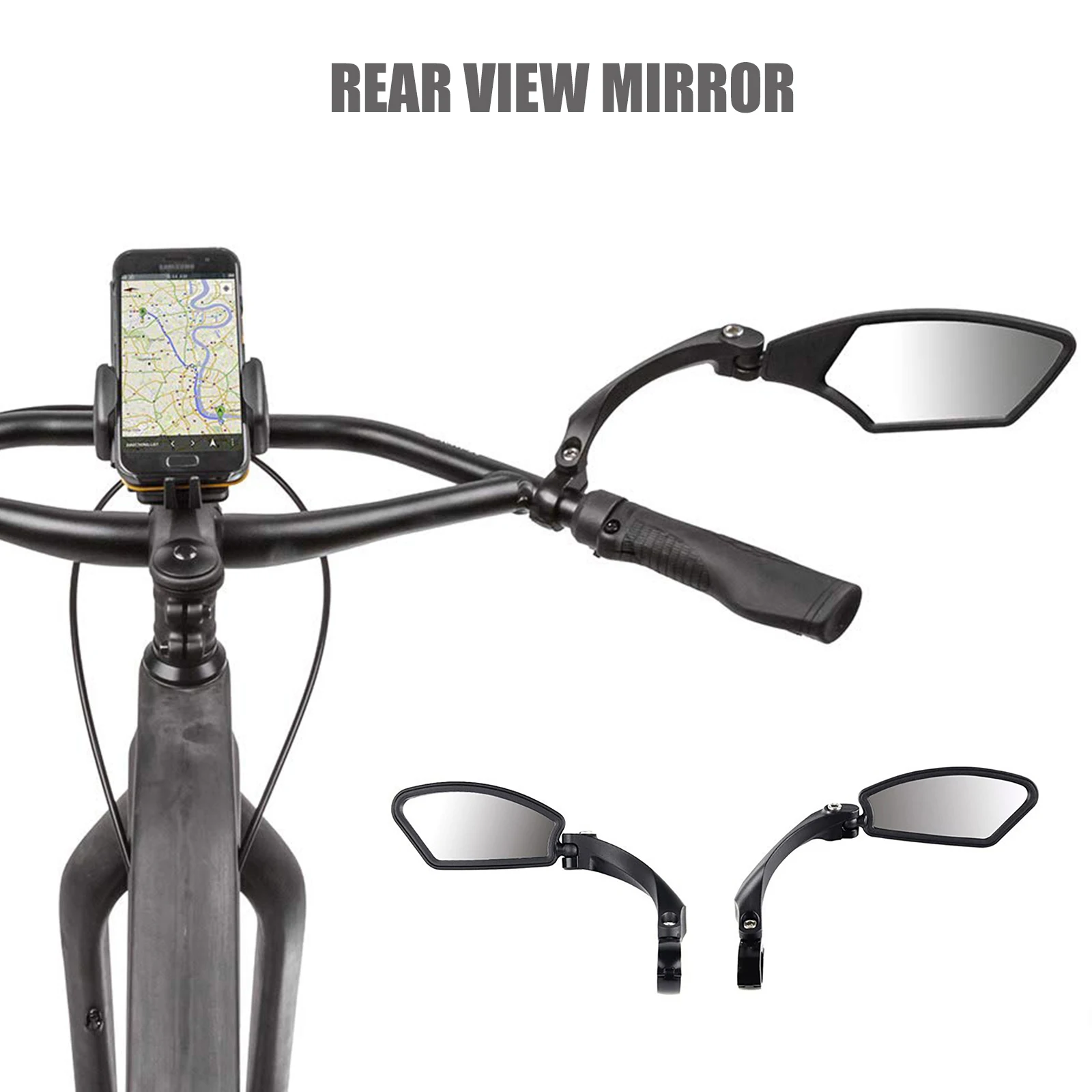 Wide Range Rearview Mirror 360 Rotation Adjustable Angle Reflector Anti-Shock Bicycle Handlebar Mirror Cycling Wide Range Mirror
Wide Range Rearview Mirror 360 Rotation Adjustable Angle Reflector Anti-Shock Bicycle Handlebar Mirror Cycling Wide Range Mirror