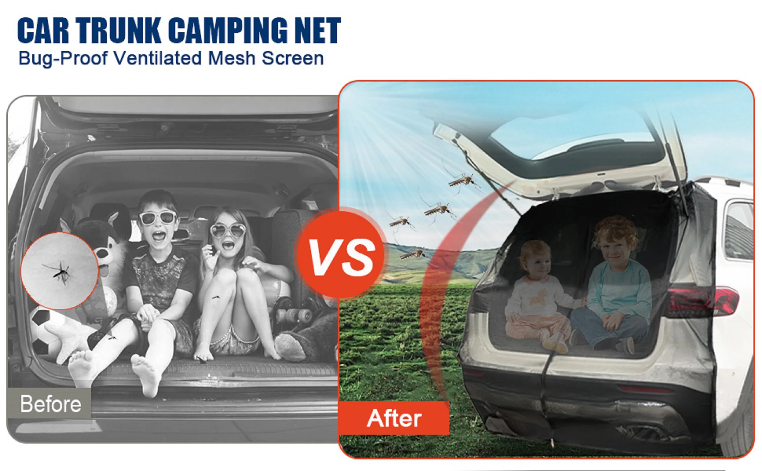 Car Tailgate Mesh Screen for SUV Camping 69x59 Inch Tailgate Mesh Screen with Magnetic Attachment Camping Mosquito Accessories
Car Tailgate Mesh Screen for SUV Camping 69x59 Inch Tailgate Mesh Screen with Magnetic Attachment Camping Mosquito Accessories