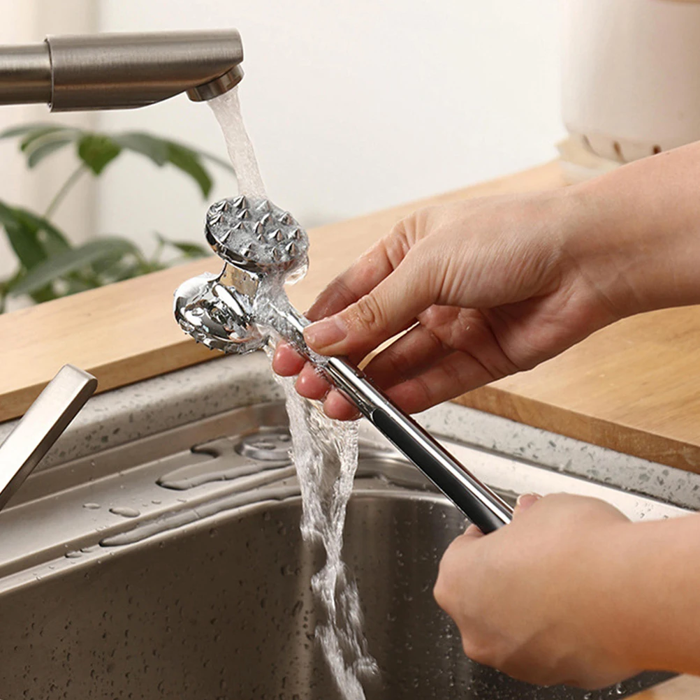 Household Double-Sided Zinc Alloy Meat Hammer Mallet Tenderizer for Kitchen Plastic Handle Hanging Loop Steak Hammer
Household Double-Sided Zinc Alloy Meat Hammer Mallet Tenderizer for Kitchen Plastic Handle Hanging Loop Steak Hammer