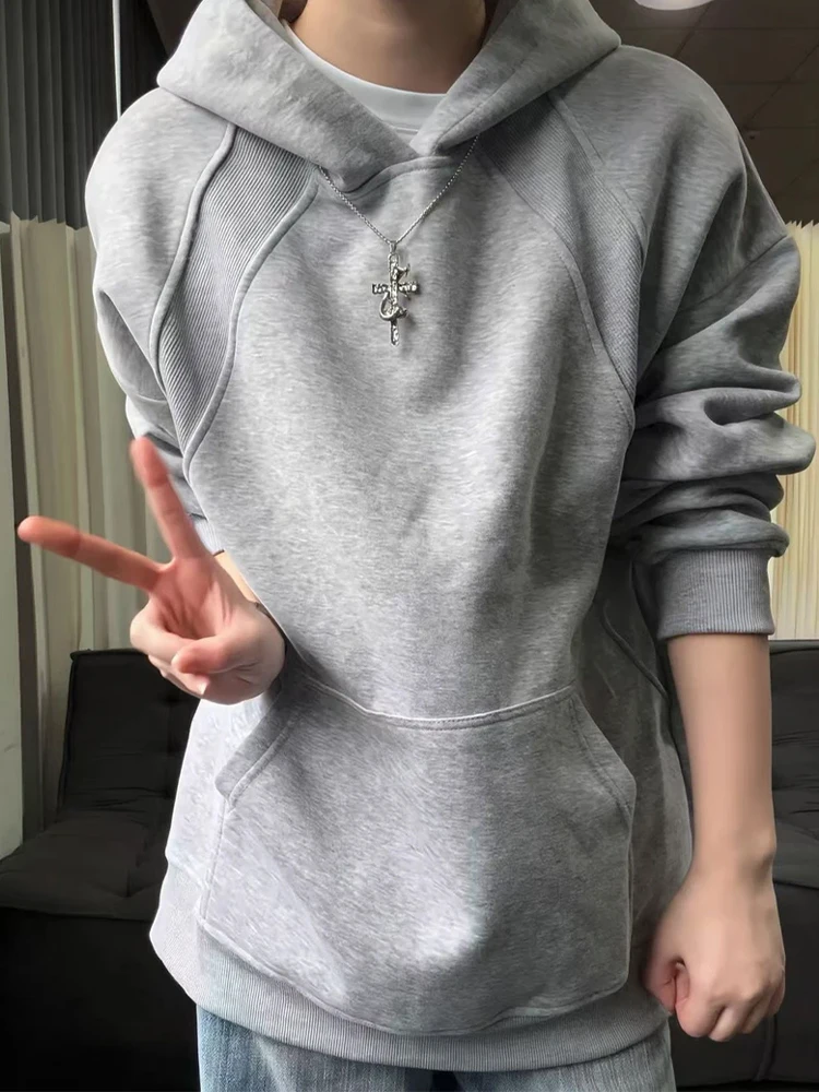 Мужская толстовка Heavyweight Hoodie: осенняя, в американском стиле, модная, износостойкая, с вставками на плечах, для многослойного ношения.
Мужская толстовка Heavyweight Hoodie: осенняя, в американском стиле, модная, износостойкая, с вставками на плечах, для многослойного ношения.