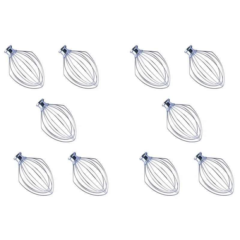 HGHO 10X Wire Whip Attachment For Tilt-Head Stand Mixer For Kitchenaid K5AWW 5 Quart KSM50, KSM5 Egg Cream Stirrer
HGHO 10X Wire Whip Attachment For Tilt-Head Stand Mixer For Kitchenaid K5AWW 5 Quart KSM50, KSM5 Egg Cream Stirrer