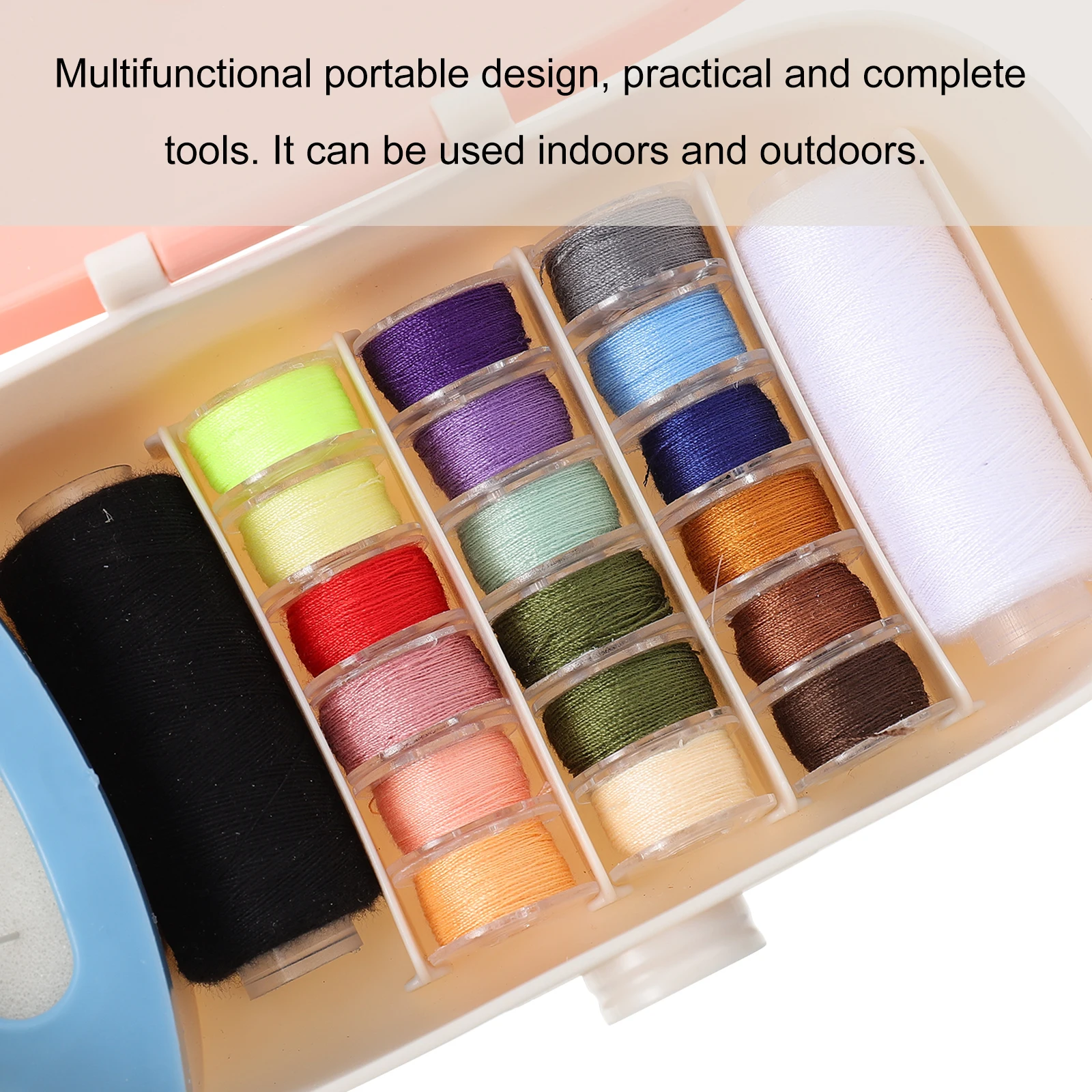 Portable Sewing Needlework Kit Pink High Quality Durable Compact Lightweight Complete Tools Indoor Outdoor Use
Portable Sewing Needlework Kit Pink High Quality Durable Compact Lightweight Complete Tools Indoor Outdoor Use