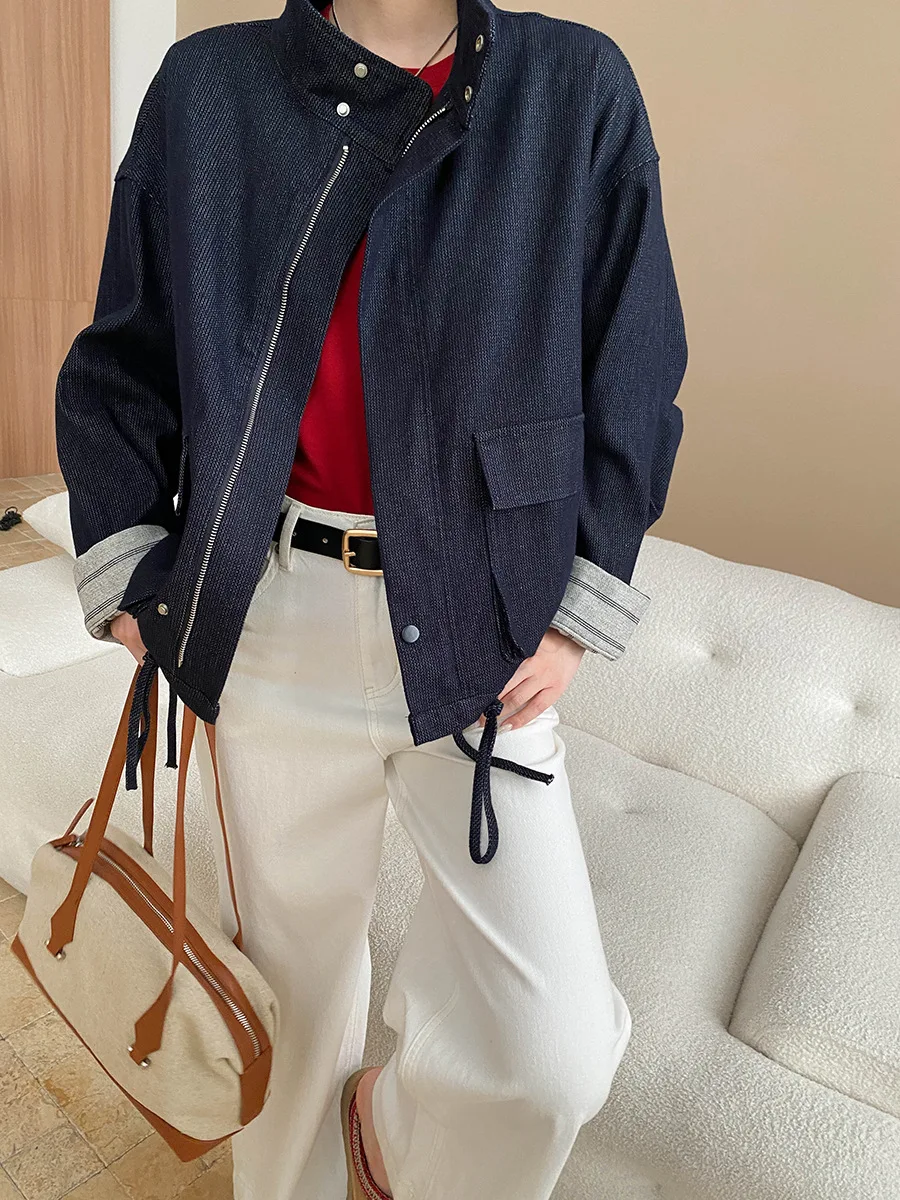 Женская повседневная однотонная куртка в стиле ретро с воротником-стойкой и шнурком, свободная вельветовая куртка
Женская повседневная однотонная куртка в стиле ретро с воротником-стойкой и шнурком, свободная вельветовая куртка