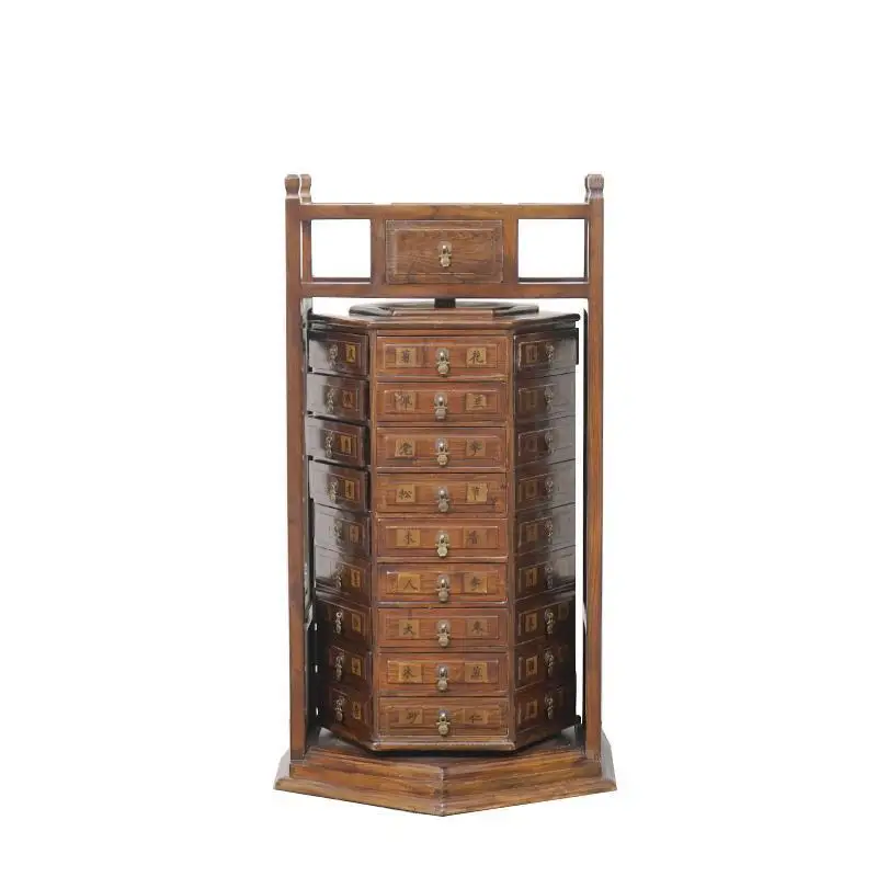 Ming and Qing classical solid wood medicine cabinet, antique simple rotating multi-pump cabinet, storage cabinet
Ming and Qing classical solid wood medicine cabinet, antique simple rotating multi-pump cabinet, storage cabinet