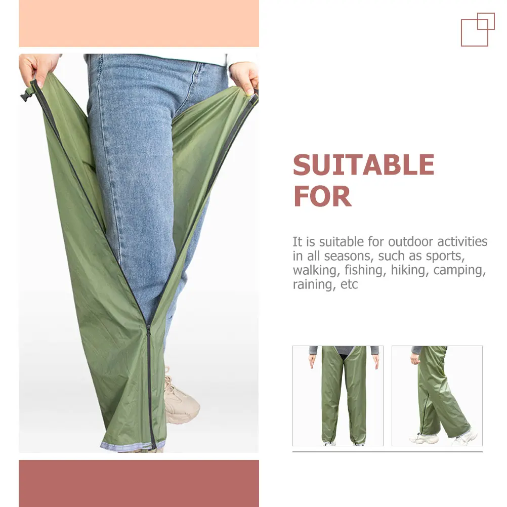 1 Pcs Comfortable Rain Pants Women Waterproof Windproof Lightweight for Hiking Fishing Travel
1 Pcs Comfortable Rain Pants Women Waterproof Windproof Lightweight for Hiking Fishing Travel