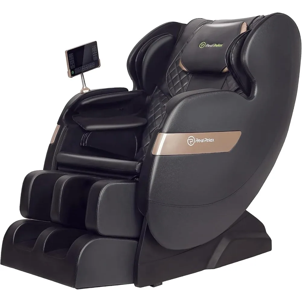 Massage Chair, Full Body Airbag, Dual core S Track, Zero Gravity with App Control and Heat Function, Black and Gold
Massage Chair, Full Body Airbag, Dual core S Track, Zero Gravity with App Control and Heat Function, Black and Gold