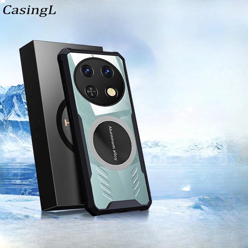 Phone Case For Huawei Nova 12i Car Mounted Magnetic Suction Heat Dissipation Cover For Huawei nova 12 SE 12s Clear Backplane
Phone Case For Huawei Nova 12i Car Mounted Magnetic Suction Heat Dissipation Cover For Huawei nova 12 SE 12s Clear Backplane