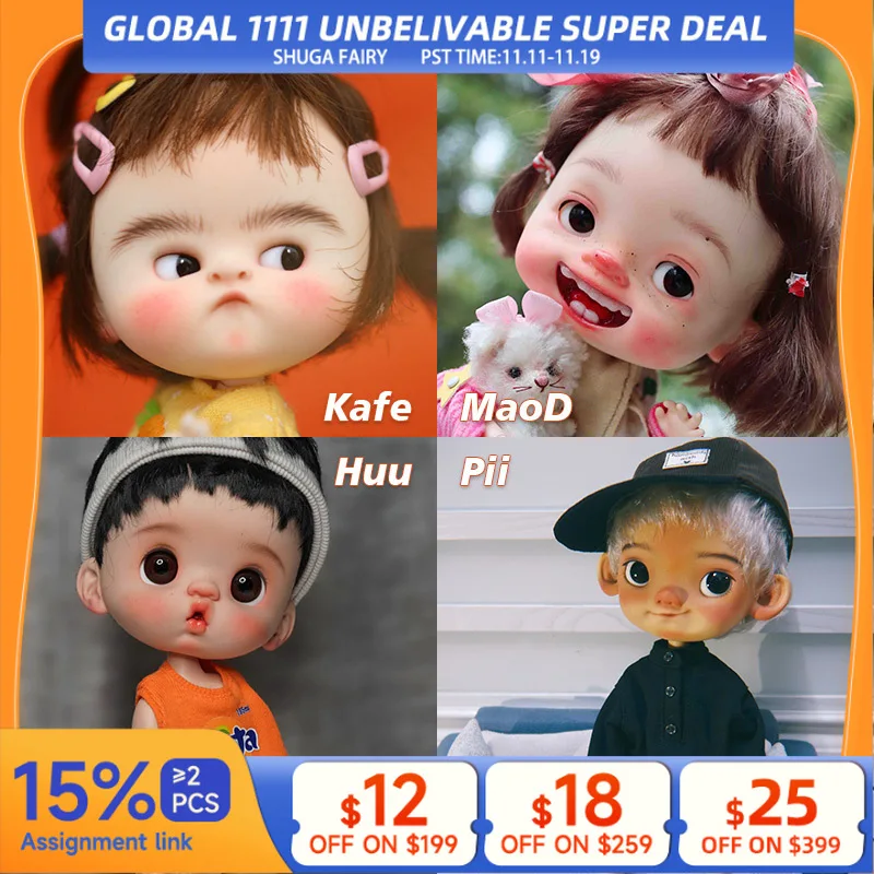 Удивительные супер милые BJD Qbebi с большой головой, виды выражений, карманные забавные куклы ручной работы из смолы, шарнирные шарнирные куклы
Удивительные супер милые BJD Qbebi с большой головой, виды выражений, карманные забавные куклы ручной работы из смолы, шарнирные шарнирные куклы