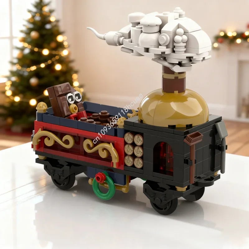 467 деталей MOC: Танкер для горячего шоколада, сезонная модель, рождественский подарок, конструктор, архитектурные блоки, развивающая игрушка DIY
467 деталей MOC: Танкер для горячего шоколада, сезонная модель, рождественский подарок, конструктор, архитектурные блоки, развивающая игрушка DIY