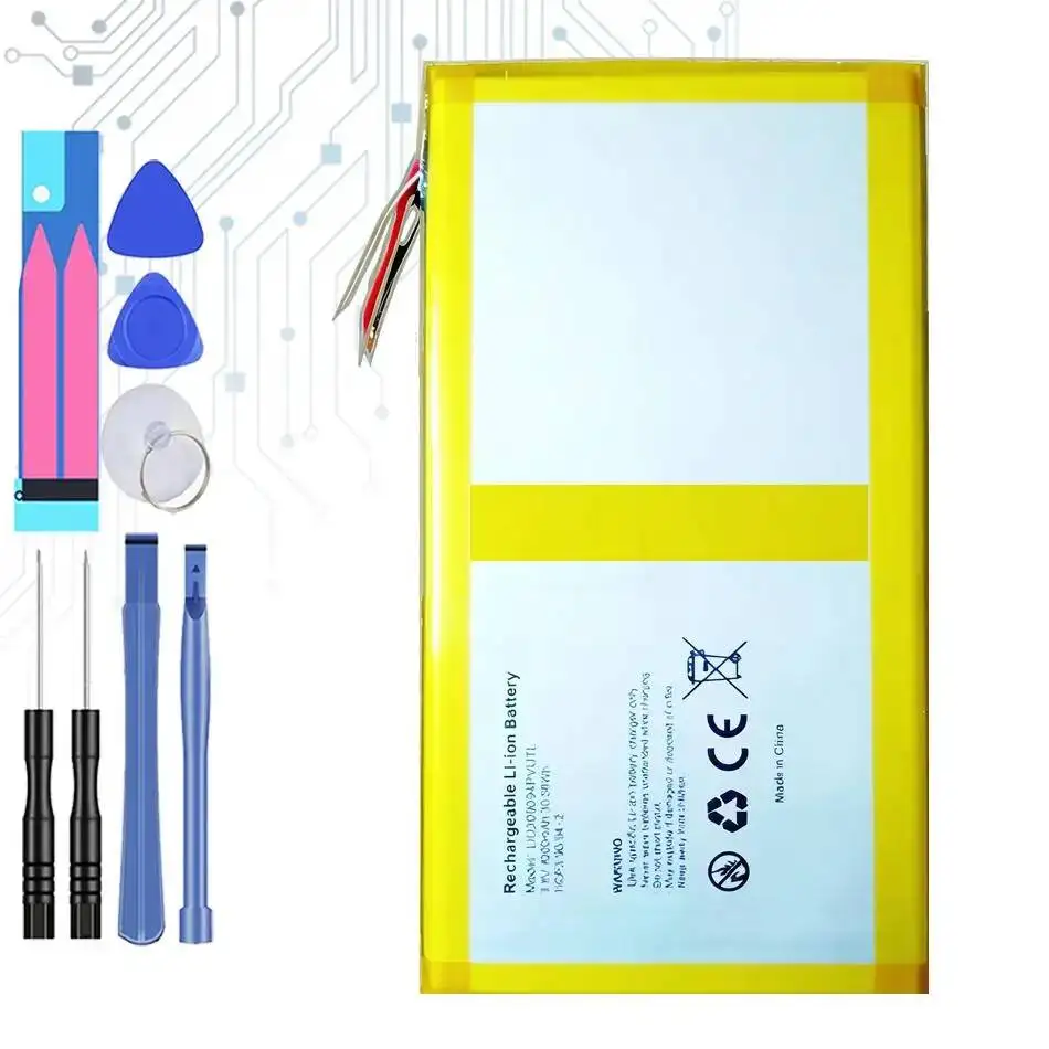 Для Blackview Tab 90 надежная мощность 8200 мАч LIU309094PVUTL легкая батарея для планшета
Для Blackview Tab 90 надежная мощность 8200 мАч LIU309094PVUTL легкая батарея для планшета