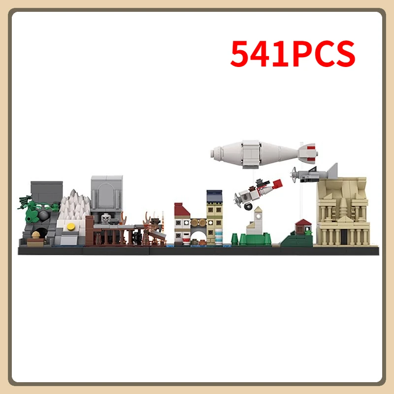 Строительные блоки Skyline Индианы Джонса MOC-21572, известная достопримечательность, архитектурная сборная модель, головоломка, детская игрушка, подарок на день рождения для мальчика
Строительные блоки Skyline Индианы Джонса MOC-21572, известная достопримечательность, архитектурная сборная модель, головоломка, детская игрушка, подарок на день рождения для мальчика