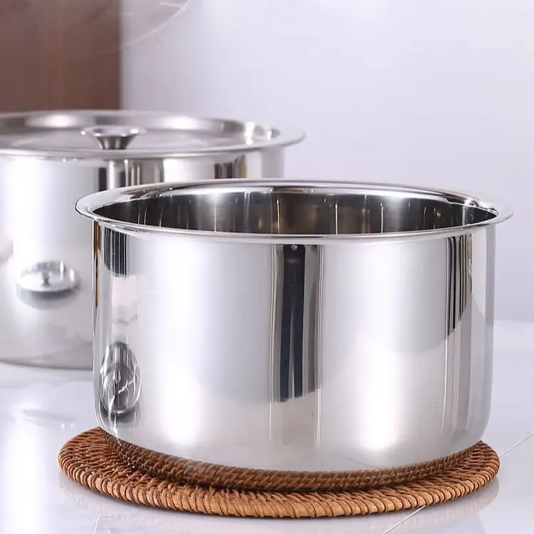 304 Stainless Steel Stock Pot | Induction-Compatible | For Hot Pot, Soups, Noodles | Food-Grade Safety
304 Stainless Steel Stock Pot | Induction-Compatible | For Hot Pot, Soups, Noodles | Food-Grade Safety