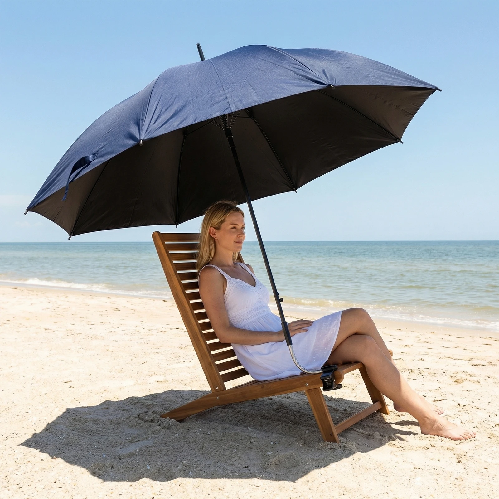 23In Chair Umbrella with Clamp Clip-On Parasol Windproof Protection Stroller Parasol for Trolley Bike Wheelchair Beach Chair
23In Chair Umbrella with Clamp Clip-On Parasol Windproof Protection Stroller Parasol for Trolley Bike Wheelchair Beach Chair