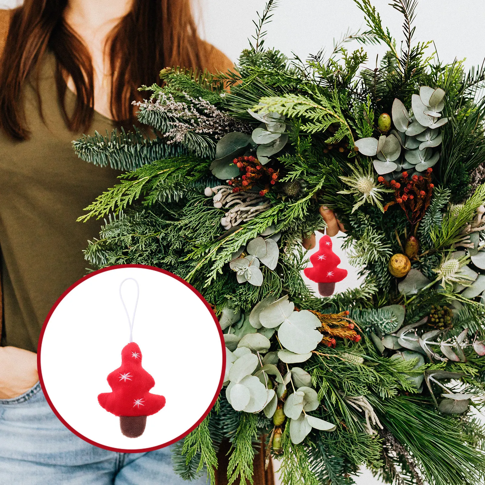 Новогоднее украшение для елки: подвеска в форме сосны, елочный орнамент для двери, стены, окна, зимний праздничный декор
Новогоднее украшение для елки: подвеска в форме сосны, елочный орнамент для двери, стены, окна, зимний праздничный декор