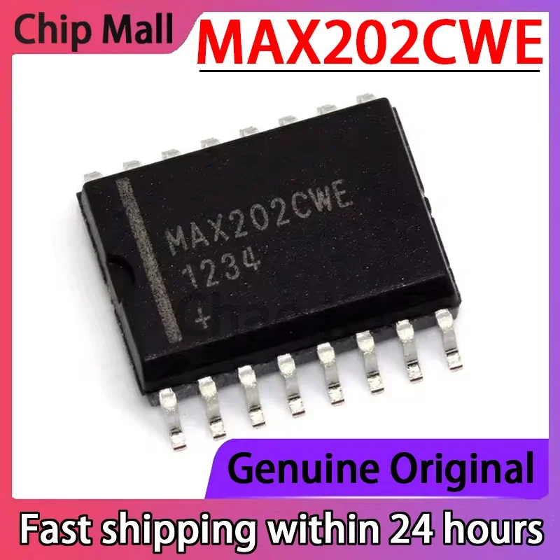 5PCS New MAX202CWE Packaged SOP-16 Driver Transceiver IC Chip
5PCS New MAX202CWE Packaged SOP-16 Driver Transceiver IC Chip