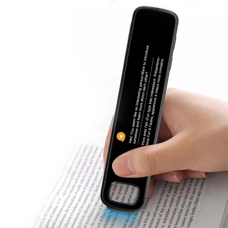 Factory Portable Smart 142 Language Speech Translation Scanner Scanning Translation Pen Business Travel Translation Device
Factory Portable Smart 142 Language Speech Translation Scanner Scanning Translation Pen Business Travel Translation Device