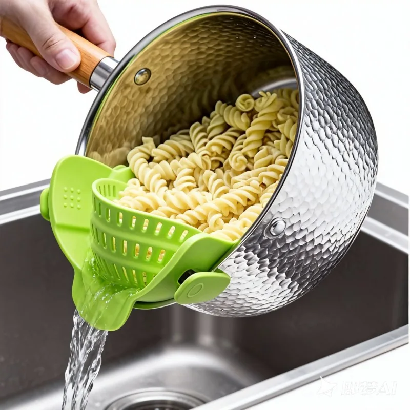 Adjustable Silicone Pot Strainer Clip On Strainer For Pots Pans Bowls Kitchen Cooking Utensil Food Strainer
Adjustable Silicone Pot Strainer Clip On Strainer For Pots Pans Bowls Kitchen Cooking Utensil Food Strainer