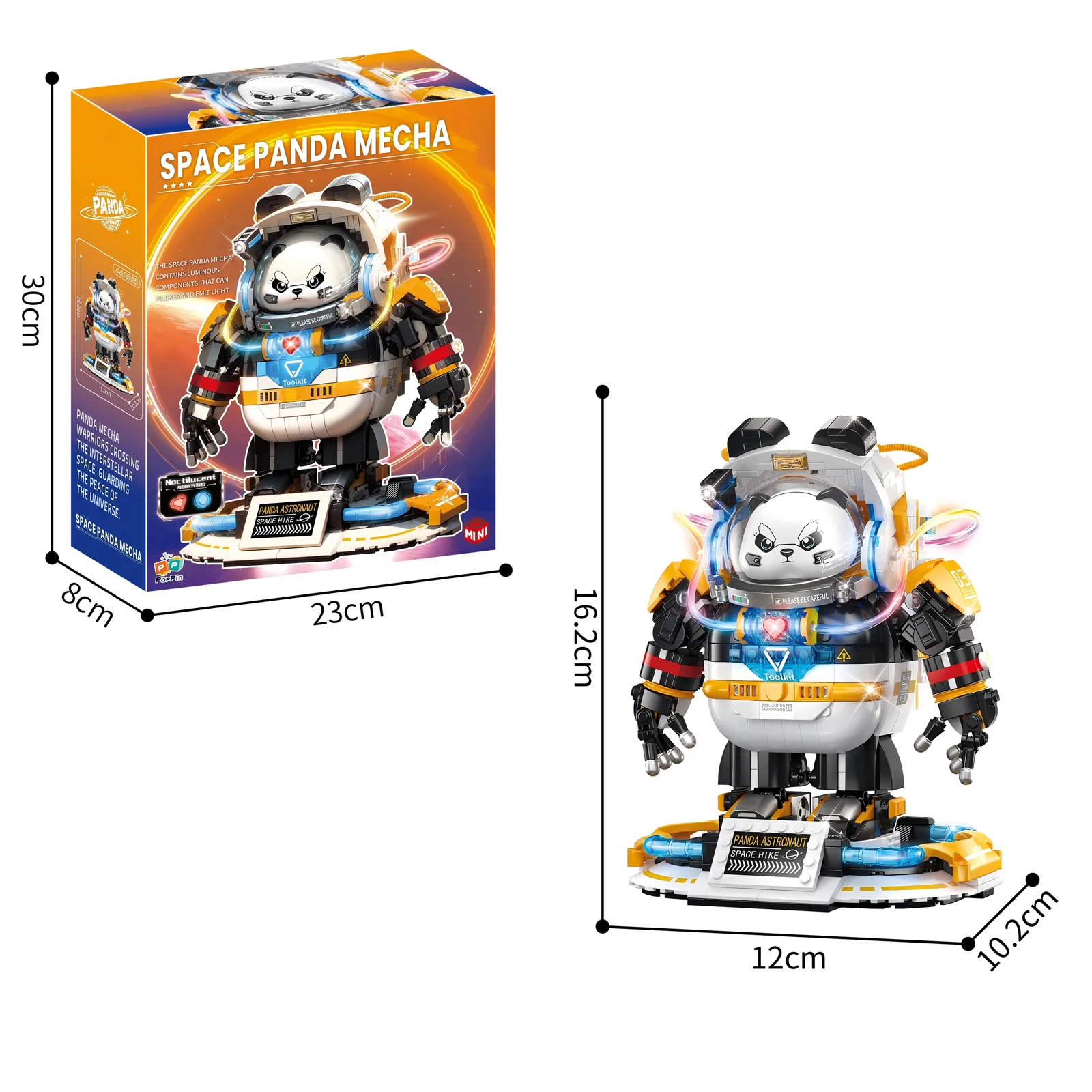 Модель космической панды и меха в сборе, механические строительные блоки панды в сборе, детские креативные игрушки «сделай сам», подарочные украшения для рабочего стола
Модель космической панды и меха в сборе, механические строительные блоки панды в сборе, детские креативные игрушки «сделай сам», подарочные украшения для рабочего стола